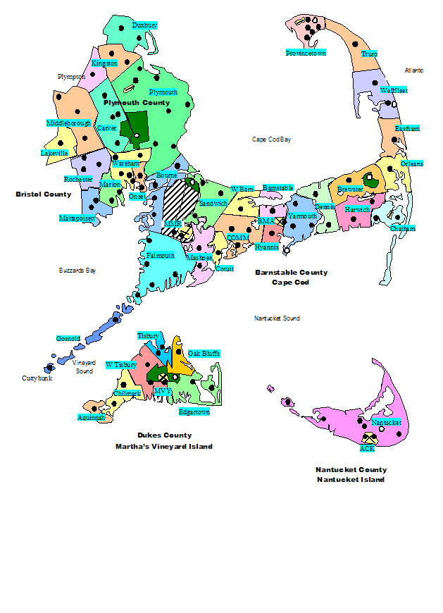 Cape Cod FD Full Map 2009 